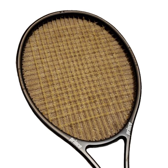 Vintage Prince Graphite Pro 100 Tennis Racket Black 27" Length | 4.25" Handle - Picture 2 of 11